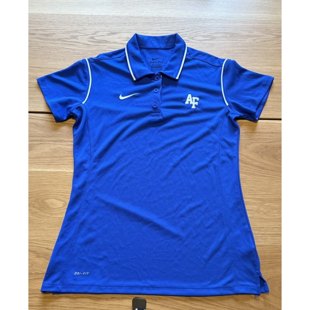 Air Force Falcons Nike Dri-Fit Polo Women's medium Blue - Picture 5 of 6